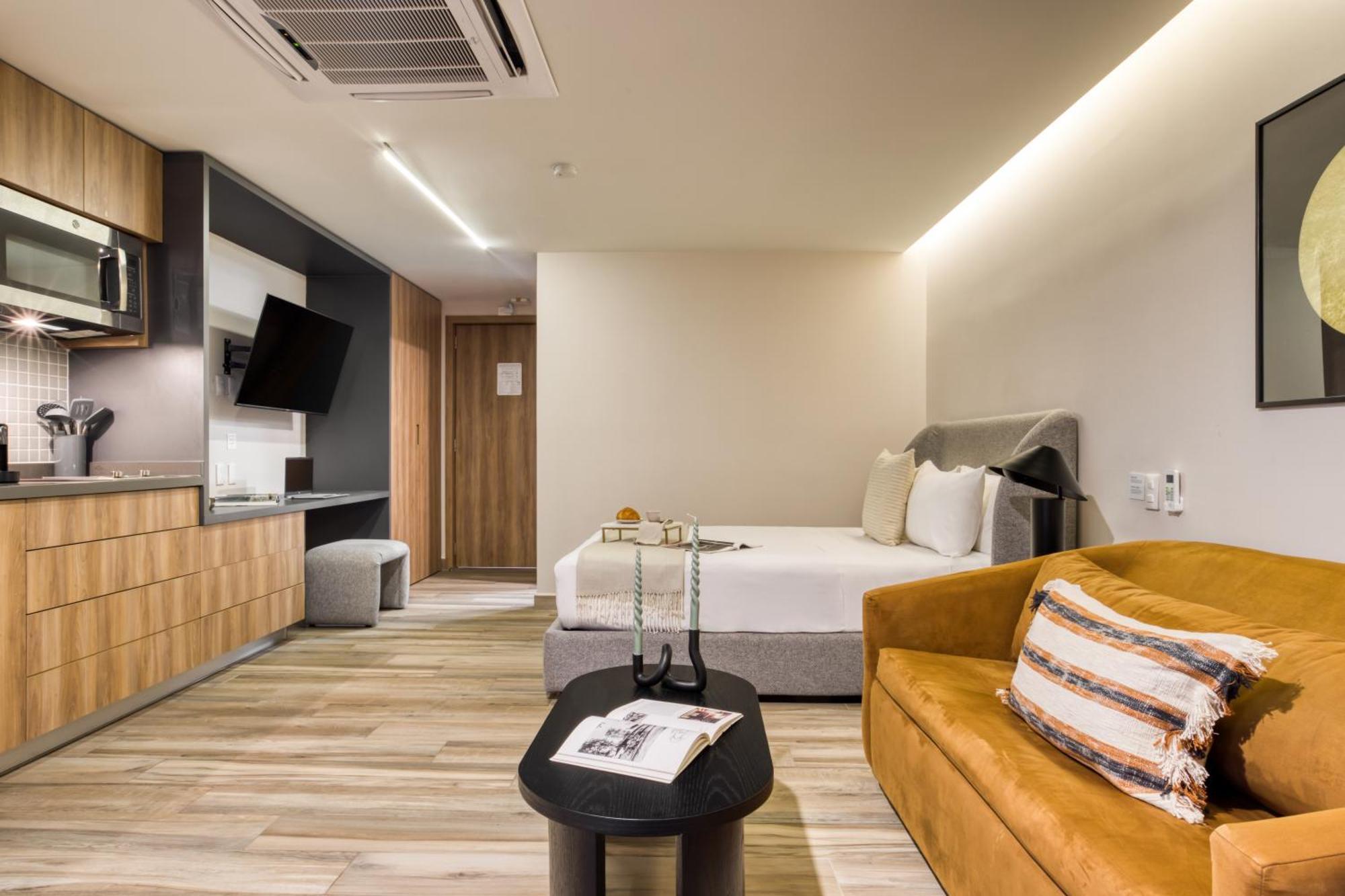 Uliv Cibeles Aparthotel Mexico City Phòng bức ảnh